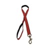Woofmoda Οδηγος Κοκκινο Πουα 1.5Cm x 120Cm Small
