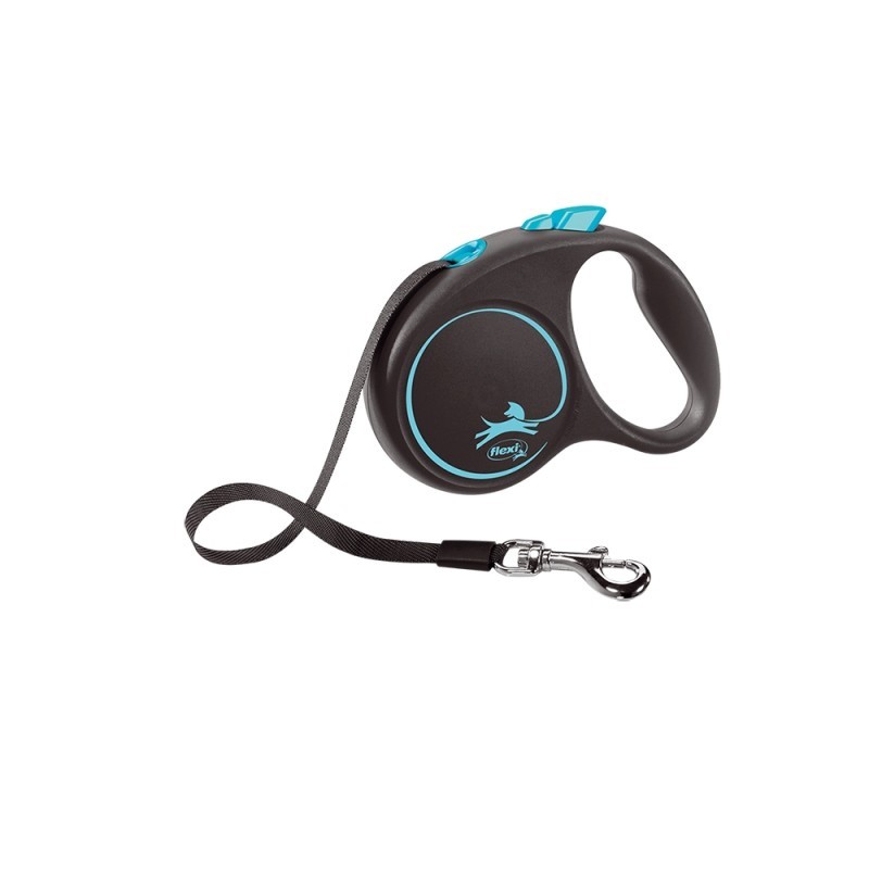 Flexi Οδηγος Πτυσσομενος Black Design S 5Μ Μπλε