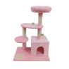 Denik Pets Ονυχοδρομιο 3 Επιπεδων Με Φωλια No7 Ροζ 60Χ40X84Cm