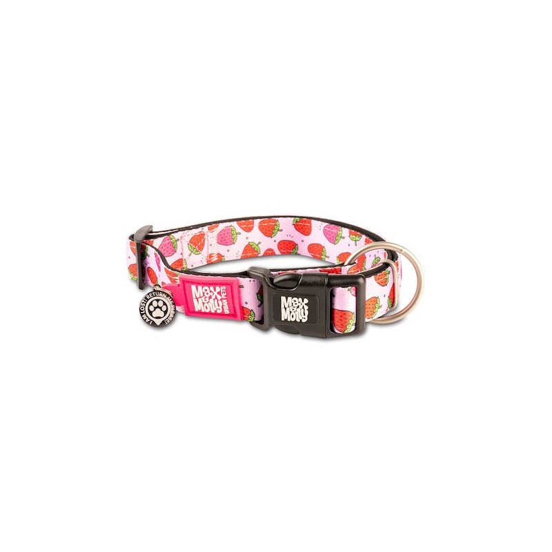 Max & Molly Περιλαιμιο Σκυλου Strawberry Dream S 1.5Cm X 28-45Cm