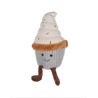 Flamingo Soft Ice Cream Grey/White 12.5 X 10 X 25 Cm