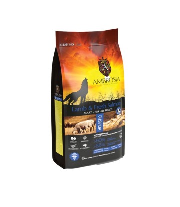 Ambrosia Adult Αρνι & Σολωμος 2Kg