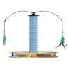 Denik Pets Ονυχοδρόμιο Κολώνα Μπλε Με Παιχνίδια 19X25X30Cm