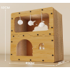 Denik Pets Ονυχοδρόμιο Διώροφο Σπίτι 45X28X52Cm