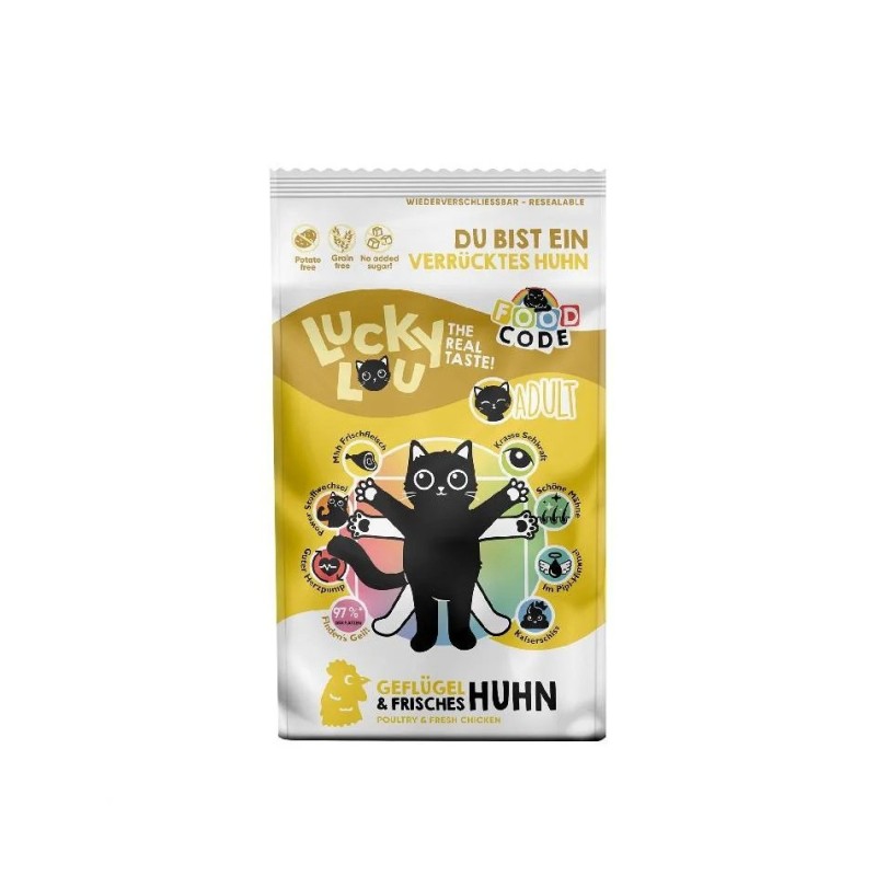 Lucky Lou Adult Πουλερικά & Φρέσκο Κοτόπουλο 1.7Kg
