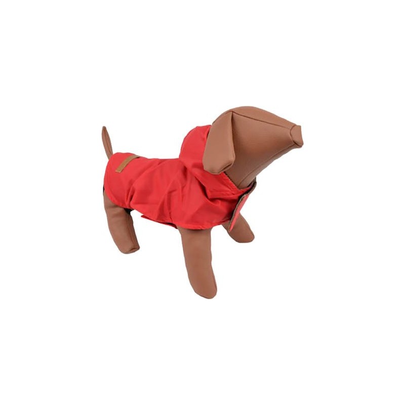 Woofmoda Αδιαβροχο Μπουφαν Σκυλου Κοκκινο 4XL 55Cm