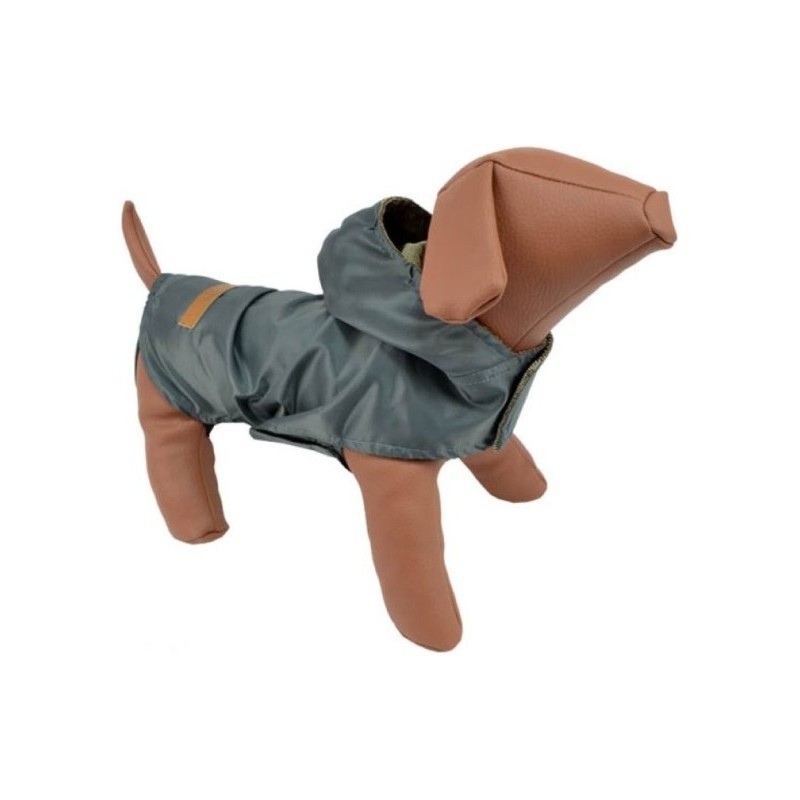 Woofmoda Αδιαβροχο Μπουφαν Σκυλου Γκρι 3XL 50Cm