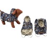 Woofmoda Αδιαβροχο Μπουφαν Σκυλου Γκρι Σκυλακια XXL 45Cm