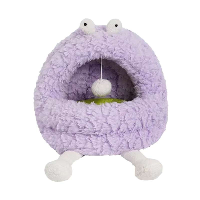 Zeze Pet Bed Purple Monster 38X38X35Cm