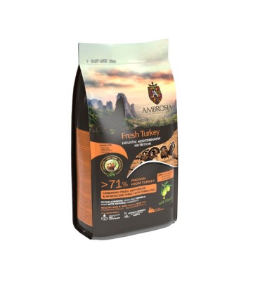 Ambrosia Senior Sterilized τροφή σκύλου γαλοπούλα 1.5kg