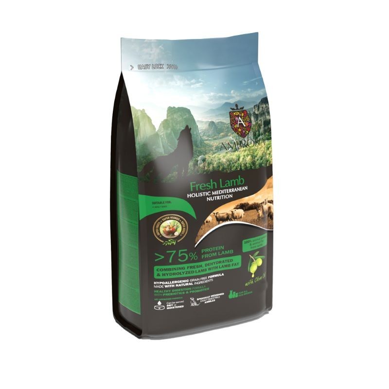 Ambrosia Mediterranean Diet Adult Αρνί 1,5kg