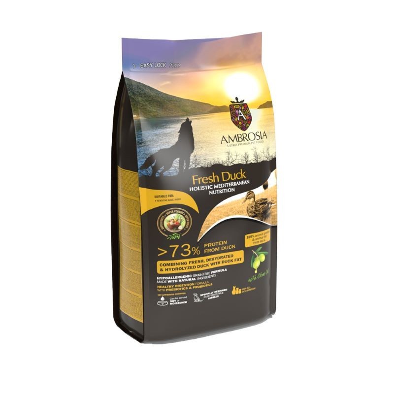 Ambrosia Mediterranean Diet Adult Πάπια 1.5kg