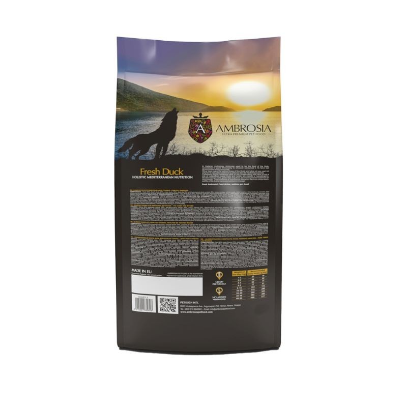 Ambrosia Mediterranean Diet Adult Πάπια 1.5kg