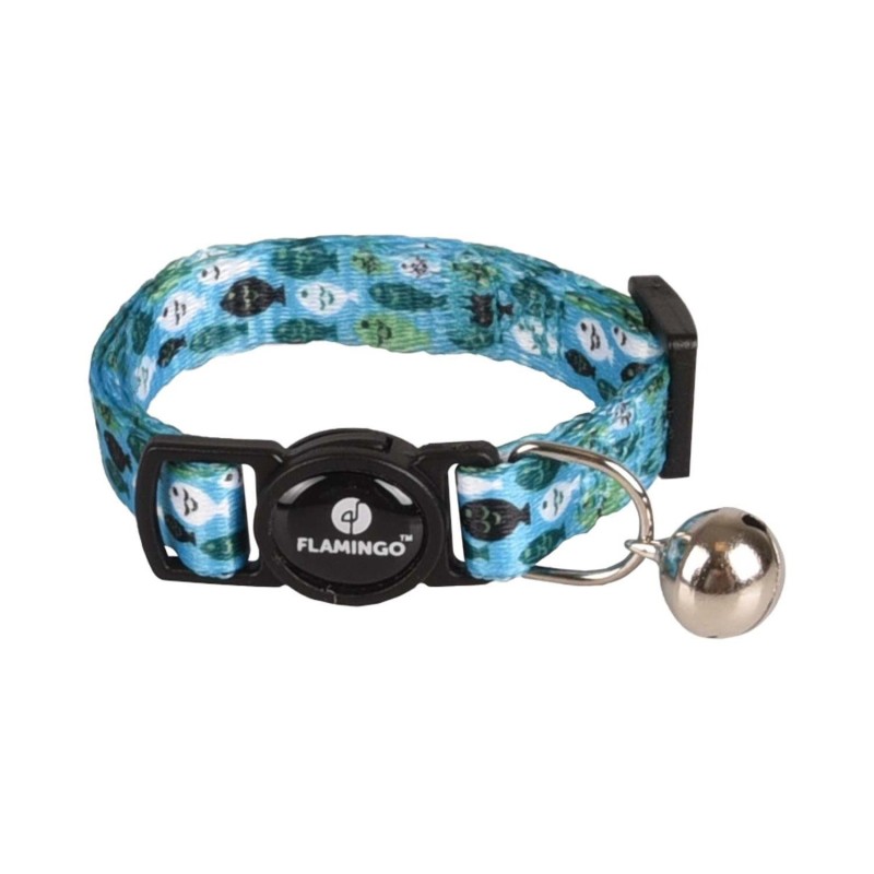 Flamingo Περιλαιμιο Για Γατακια Με Ψαράκια 15-22Cm