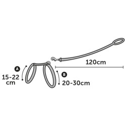 Flamingo Σαμαρακι Γατας Και Οδηγος Με Ποντικακια 20-30Cm/120Cm 1031359