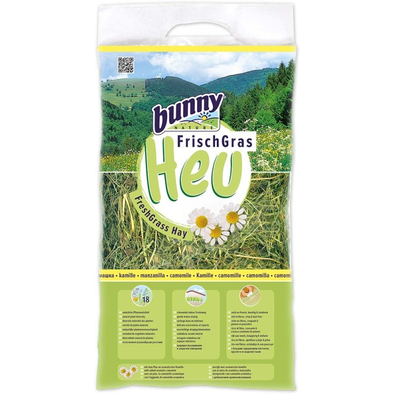 Bunny Χορτο Fresh Grass Hay Με Χαμομηλι 500Gr