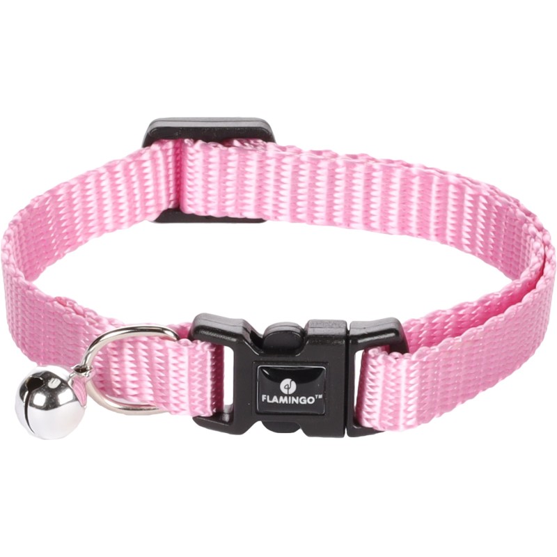 Flamingo Περιλαιμιο Γατας Με Κουδουνακι Ροζ 20-35Cm