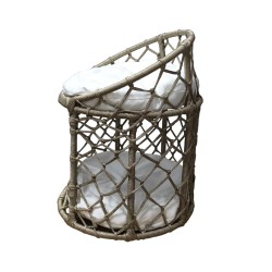 Paw Care Διπλη Φωλιά Γκρι Ανοιχτο 60x46Cm 1417