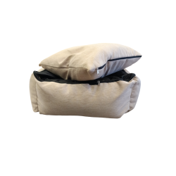 Pqp Κρεβατακι Premium Μπεζ Small 65 X 60 Cm Με Φερμουαρ