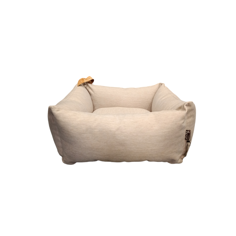 Pqp Κρεβατακι Premium Μπεζ Small 65 X 60 Cm Με Φερμουαρ