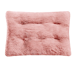 Γουνινο Antistress Fluffy Μαξιλαρι Τετραγωνο Σκυλου-Γατας 94X63Cm Ροζ