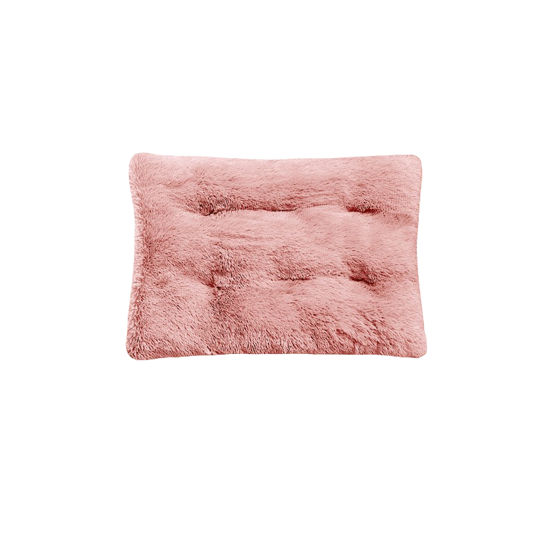 Denik pets Γουνινο Antistress Fluffy Μαξιλαρι Ορθογωνιο Σκυλου-Γατας 94X63Cm Ροζ