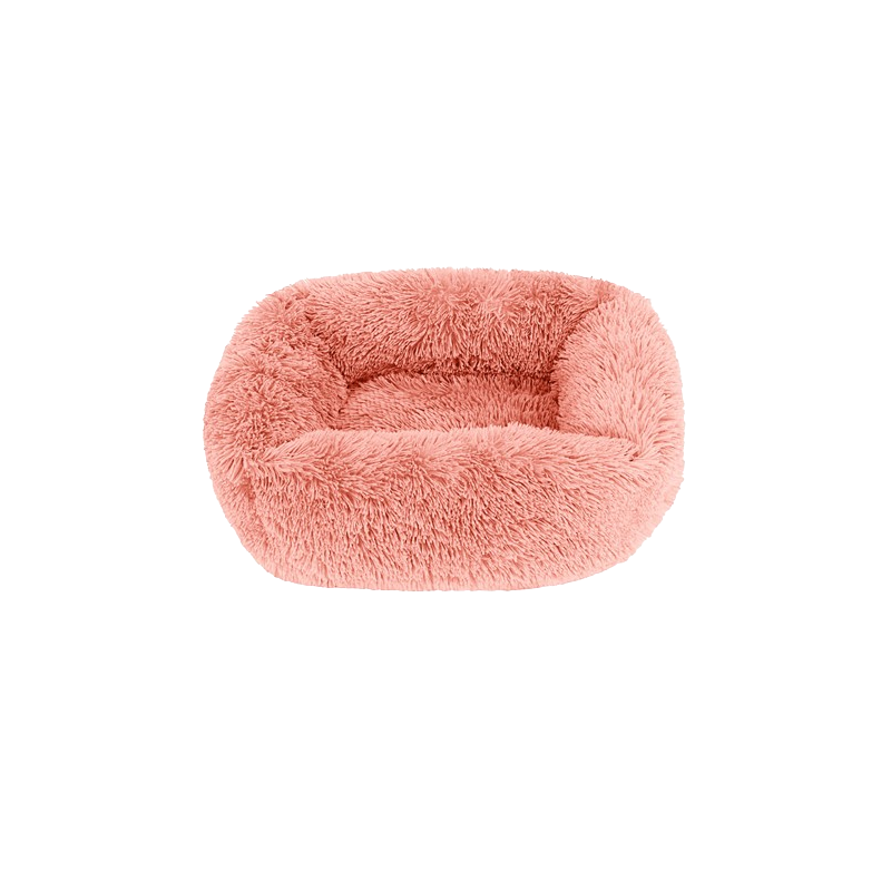 Denik pets Γουνινο Antistress Fluffy Κρεβατι Ορθογώνιο Σκυλου-Γατας 65x55Cm Nude