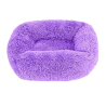 Denik Pets Γουνινο Antistress Fluffy Κρεβατι Ορθογώνιο Σκυλου-Γατας 65x55Cm Μωβ