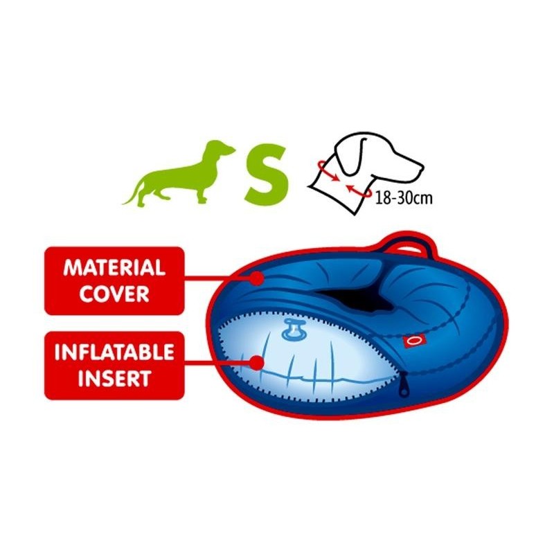 Pet Nova Κολαρο Ελισαβετ Φουσκωτο Small 18-30cm