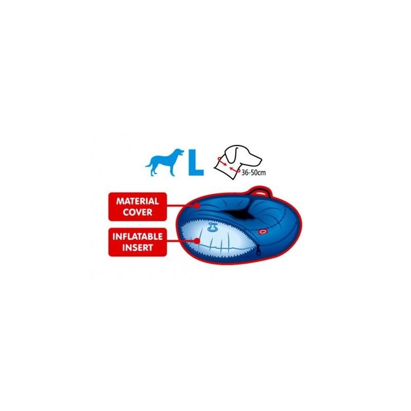 Pet Nova Κολαρο Ελισαβετ Φουσκωτο Large 36-50cm