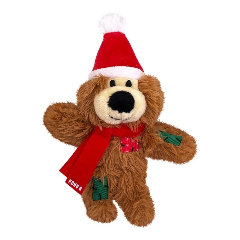 Kong Holiday Softies Bear Assorted 10x15cm