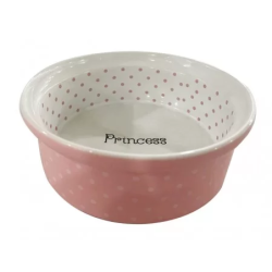 Paw Care Κεραμικό Μπωλ Ροζ Princess 700ml