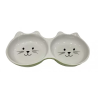 Paw Care Διπλό Μπωλ Πράσινο Γάτα 150ml