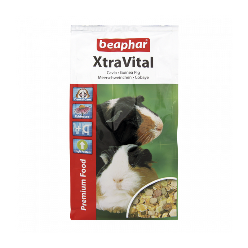 Beaphar Xtra Vital Τροφη Για Ινδικό Χοιρίδιο 1Kg