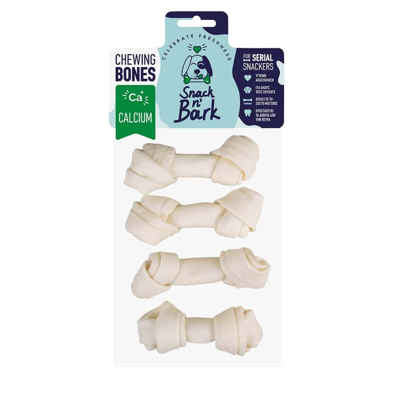 Snack N Bark Κόμπος Ασβεστίου 11Cm 30Gr 4Τμχ