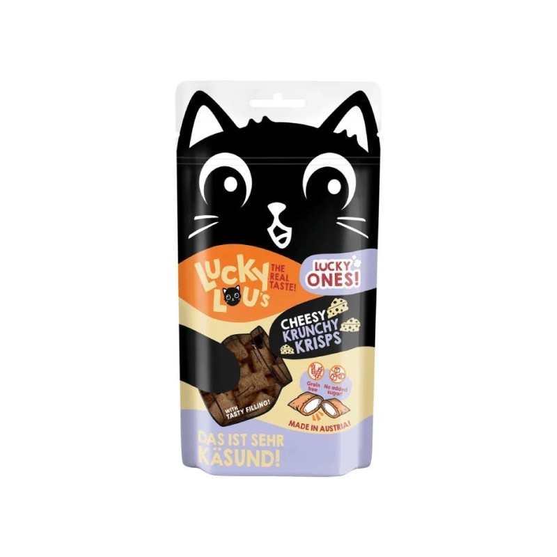Lucky Lou Lucky Ones Krunchy Krisps Κοτόπουλο & Τυρί 60Gr