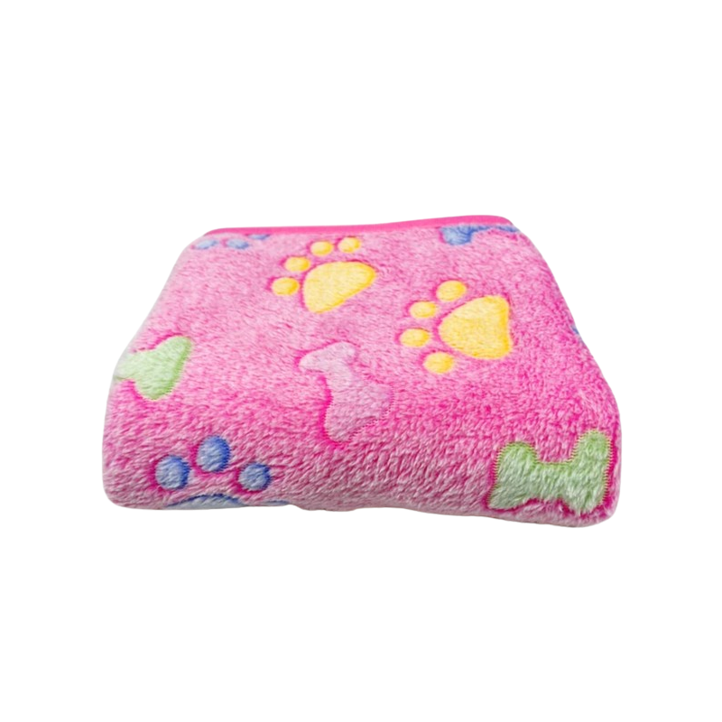 Denik fleece Κουβερτα Ροζ Με Κοκκαλακια 104Χ76Cm