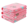 Denik fleece Κουβερτα Ροζ Με Πατουσακια 104Χ76Cm