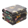 Denik Fleece Κουβερτα Γκρι Πατουσακια 52x76cm