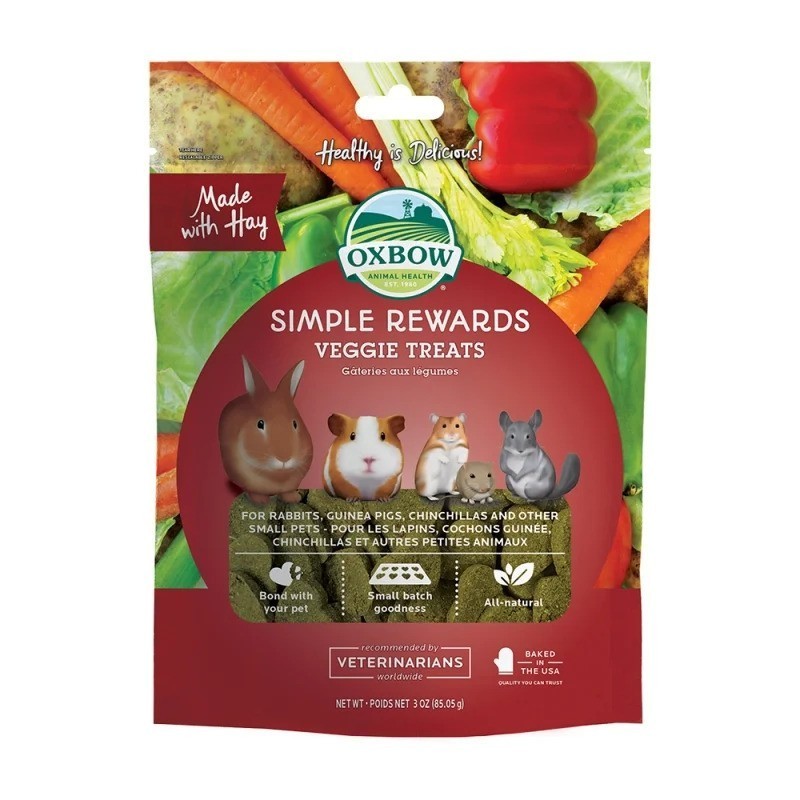 Oxbow Λιχουδια Για Τρωκτικα Simple Rewards Με Λαχανικα 85Gr