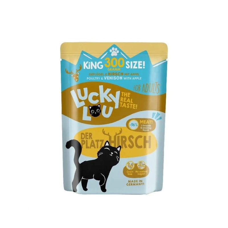 Lucky Lou LifeStage Adult Πουλερικά & Ελάφι με Μήλο 300gr