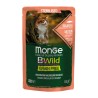 Monge Bwild Grain Free Φακελακι Γατας Σολωμος & Γαριδες 85G