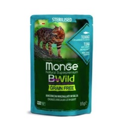 Monge Bwild Grain Free Φακελακι Γατας Τονος, Γαριδες & Λαχανικα 85G 55070246