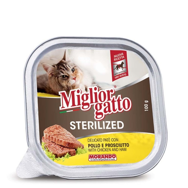 Miglior Gatto Sterilized Πατε Κοτοπουλο & Προσουτο 100G