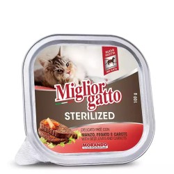 Miglior Gatto Sterilized Πατε Βοδινο & Συκωτι 100G MO01453