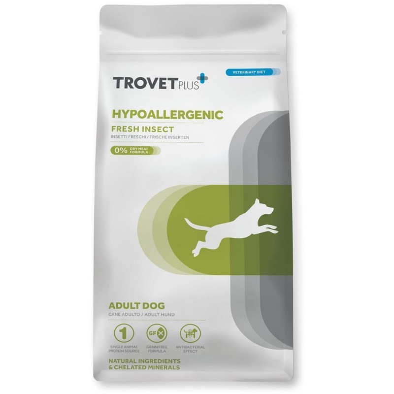 Trovet Plus Dog Hypoallergenic Φρέσκα Έντομα 10KG