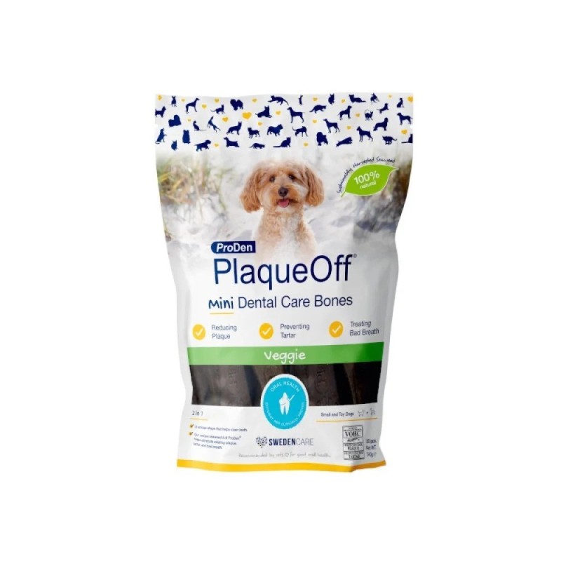 Plaque Off Proden Mini Dental Care Bones 340G
