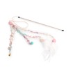 Afp Παιχνιδι Γατας Ραβδι Knotty Habbit Butterfly Wand Ροζ 50Cm