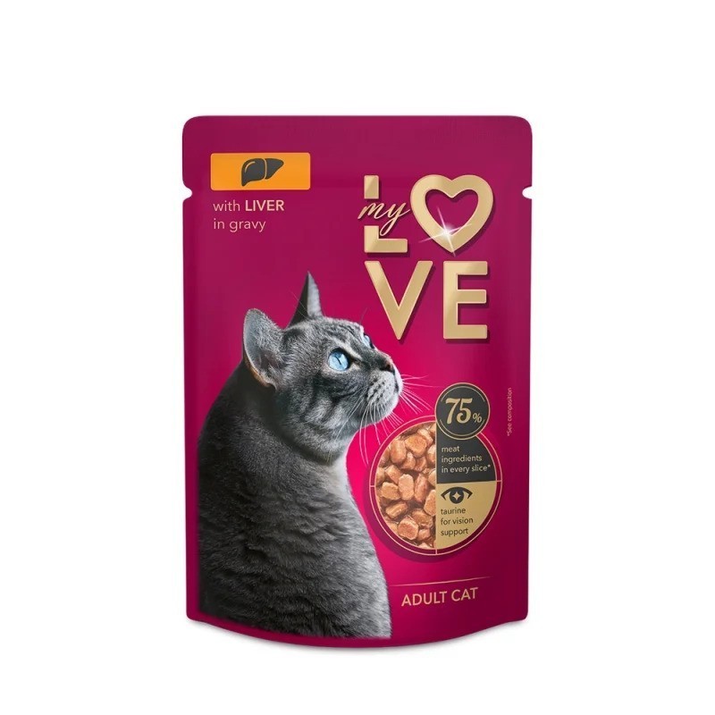My Love Φακελακι Γατας Συκώτι Σε Σαλτσα 85G
