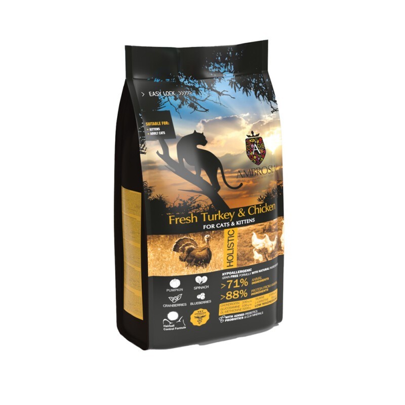Ambrosia Kitten Fresh Turkey & Chicken 5kg